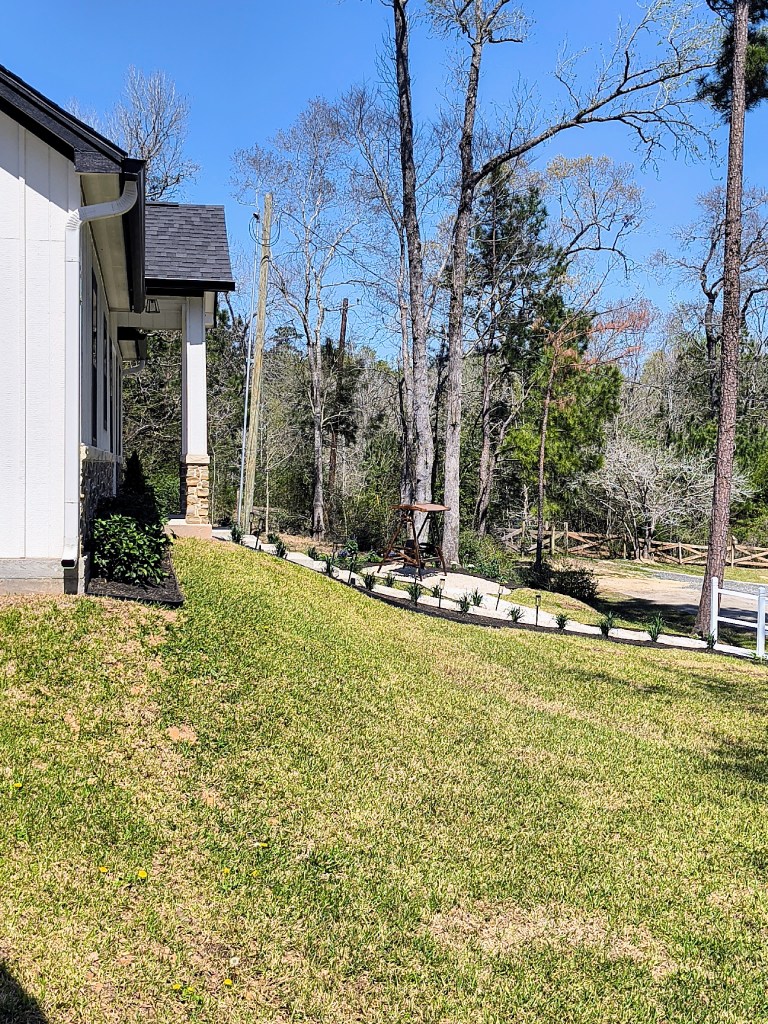 After photo of our front yard from our driveway.
acrossthelake.blog