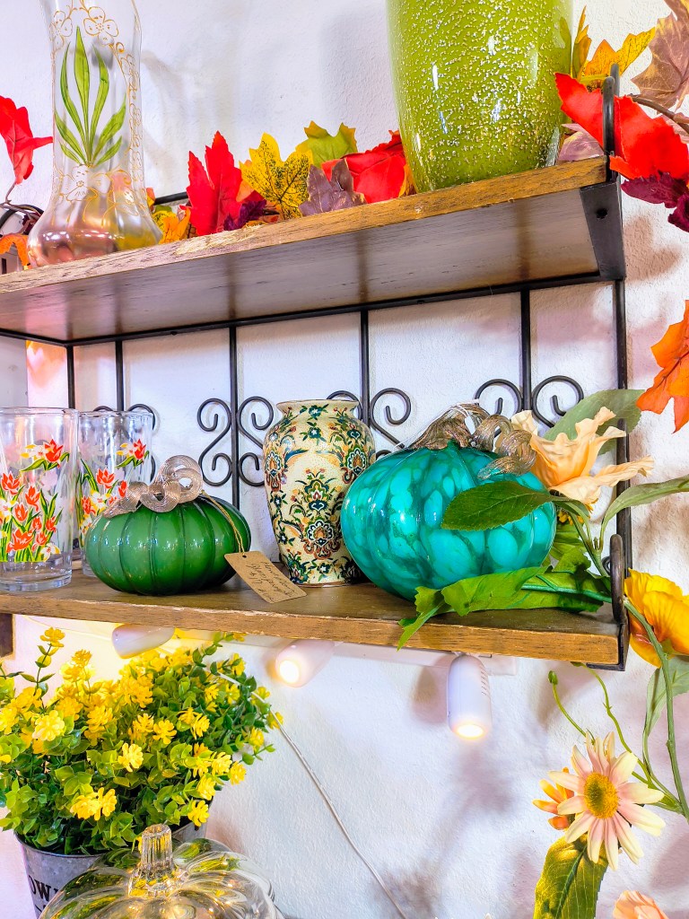 Fall decor at Yesterday's Treasures in Willis, TX 
acrossthelake.blog