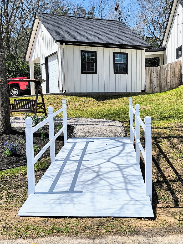 After photo:  South Lawn Bridge.  acrossthelake.blog