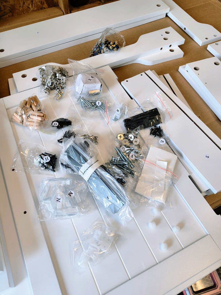 Whalefall 55" White Farmhouse Desk unboxed, unassembled.
https://amzn.to/4e5zi3G
arossthelake.blog