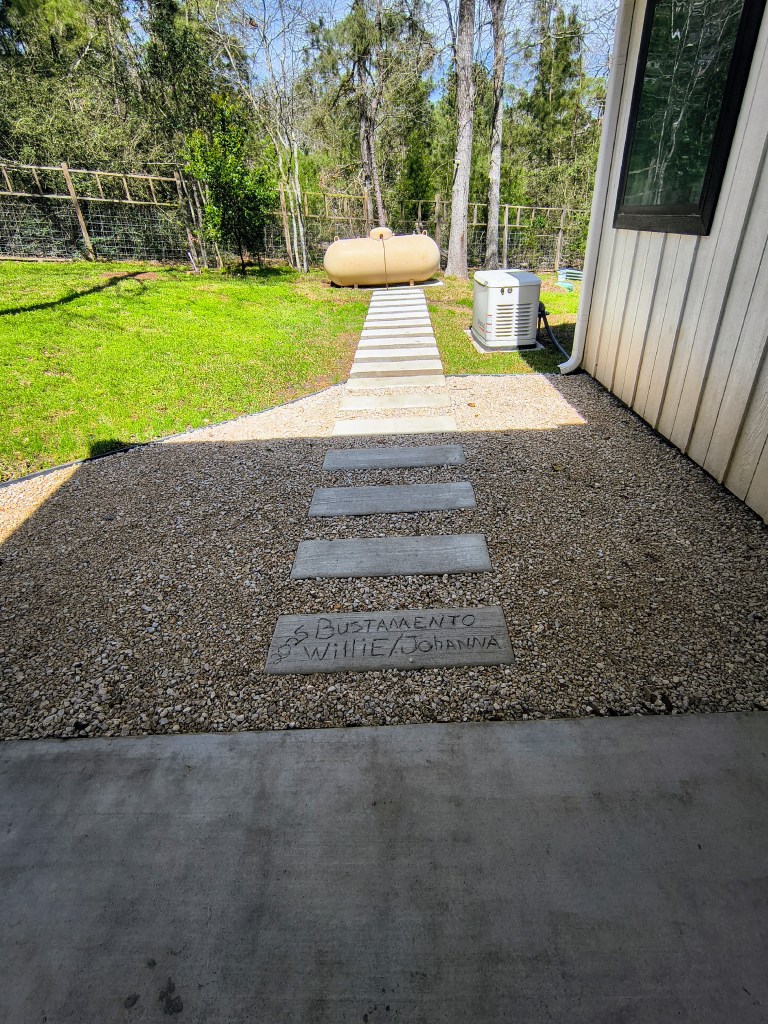 After photo of Royalview's backyard.  acrossthelake.blog