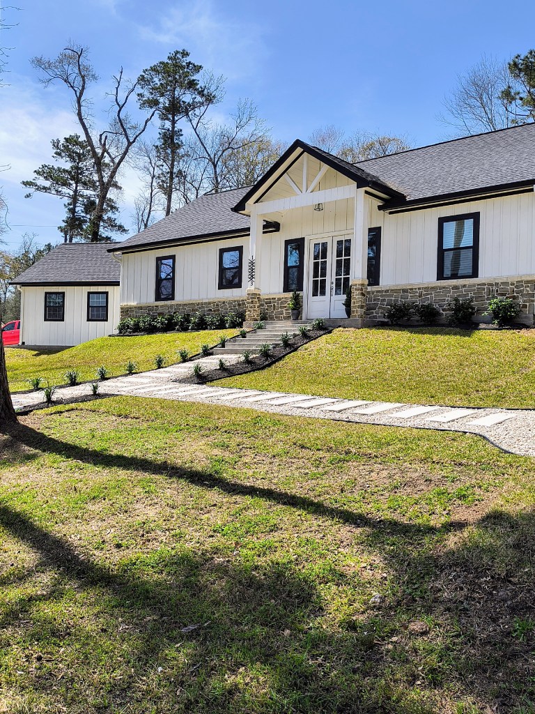 Royalview after landscape makeover.  acrossthelake.blog