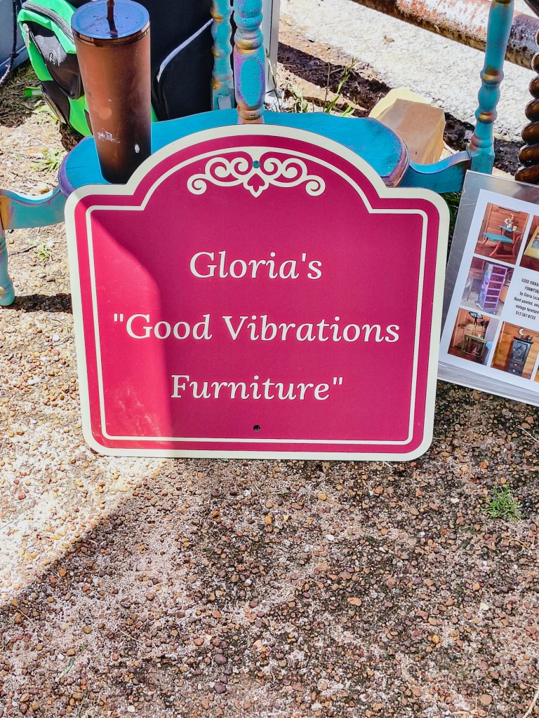 Gloria's Good Vibrations Furniture.
acrossthelake.blog