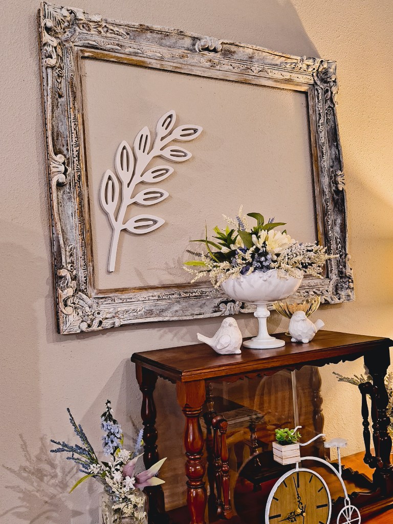 Completed white washed paint project; salvaged picture frame.
acrossthelake.blog