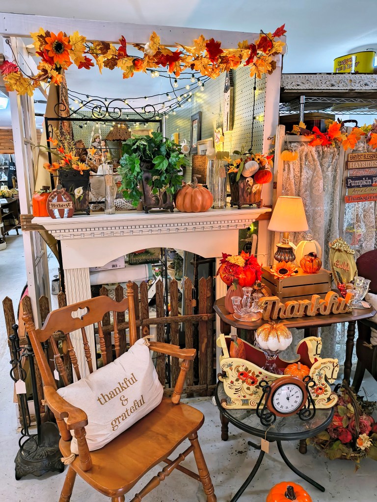 Fall decor at Yesterday's Treasures, in Willis, TX. 2025
acrossthelake.blog