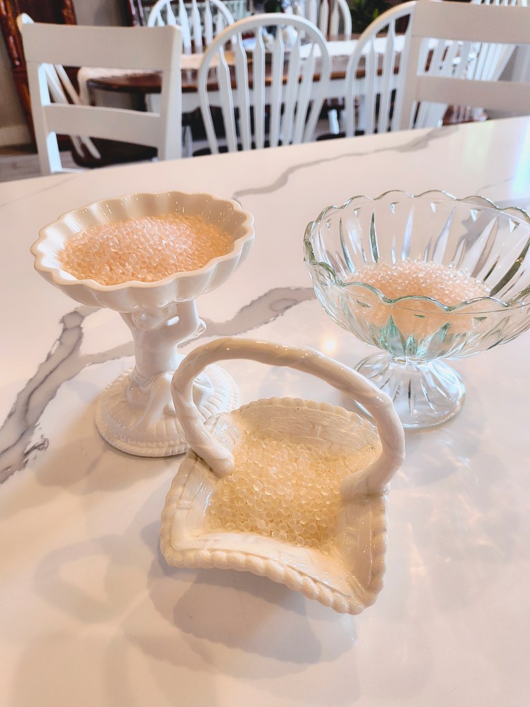 Aroma beads in pretty decorative holders.
acrossthelake.blog