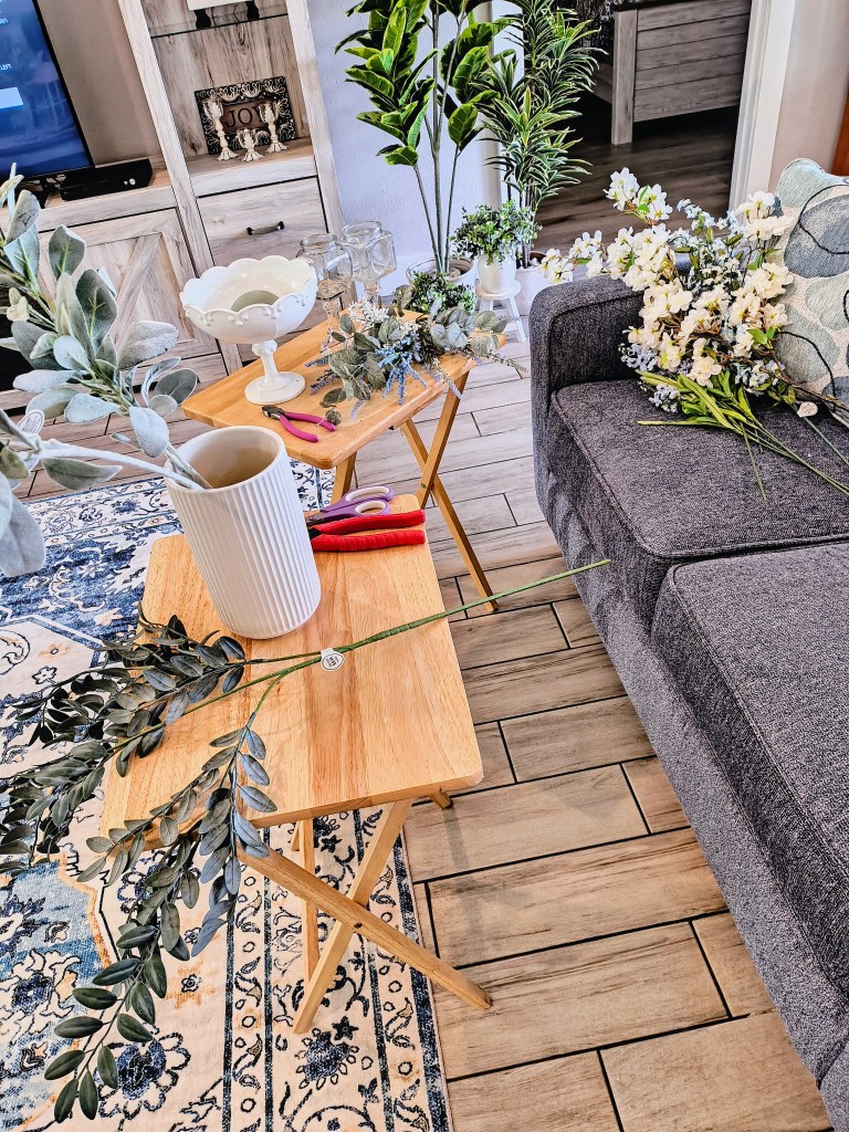 Faux floral arranging mess.
acrossthelake.blog