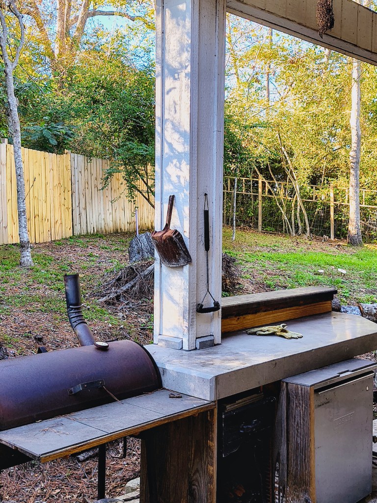 Before photo of Royalview's backyard.  acrossthelake.blog