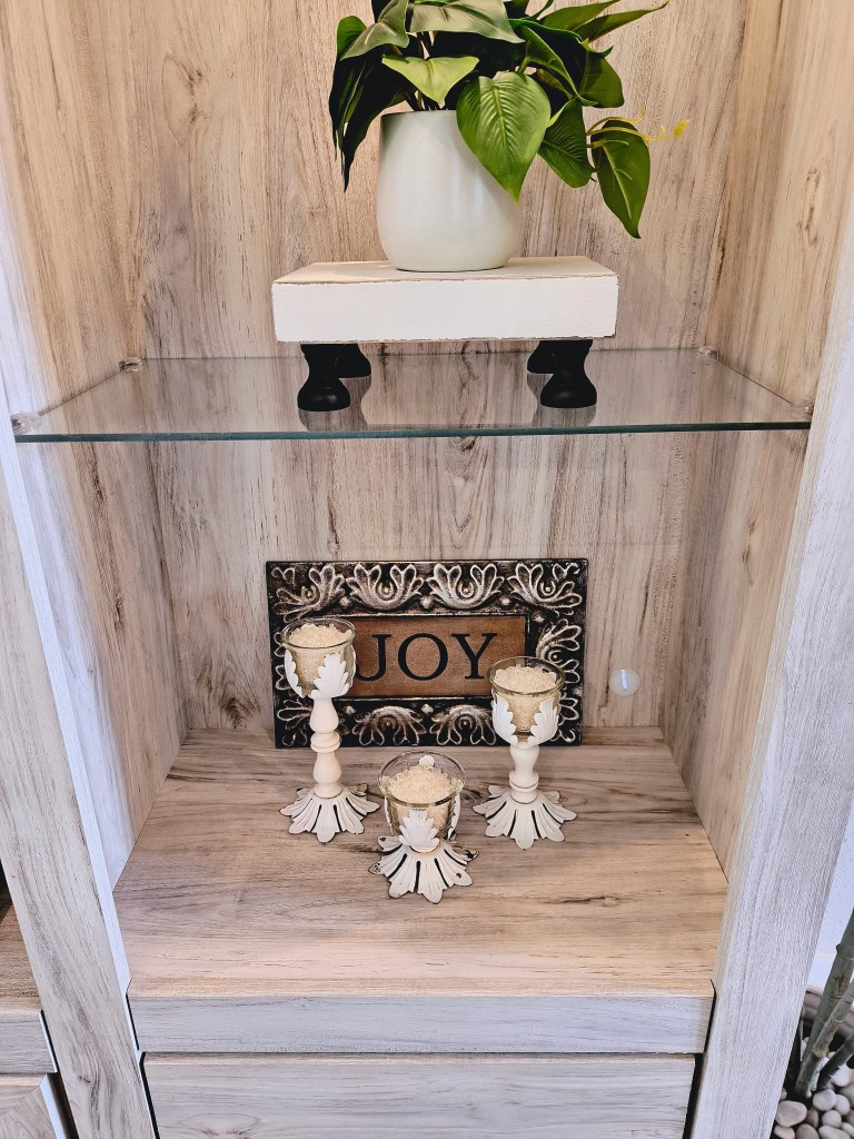 Aroma beads displayed in vintage white metal votive candle holders.
acrossthelake.blog