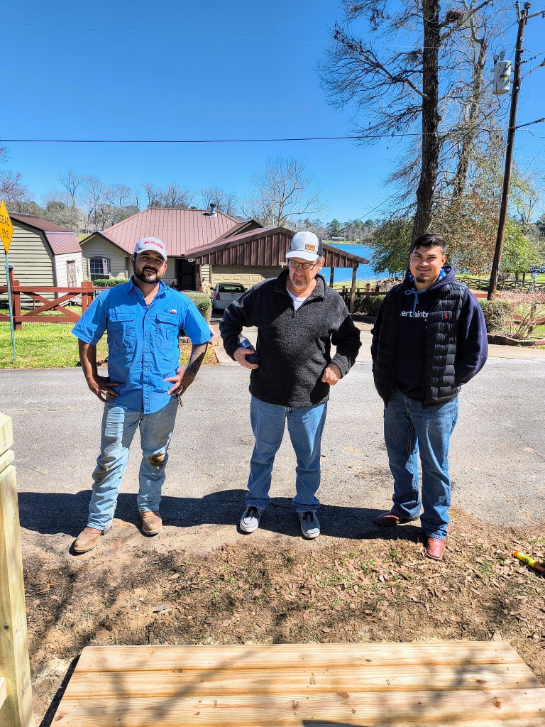 Landscape bridge designed by Eagle A. Improvements, Houston, TX acrossthelake.blog