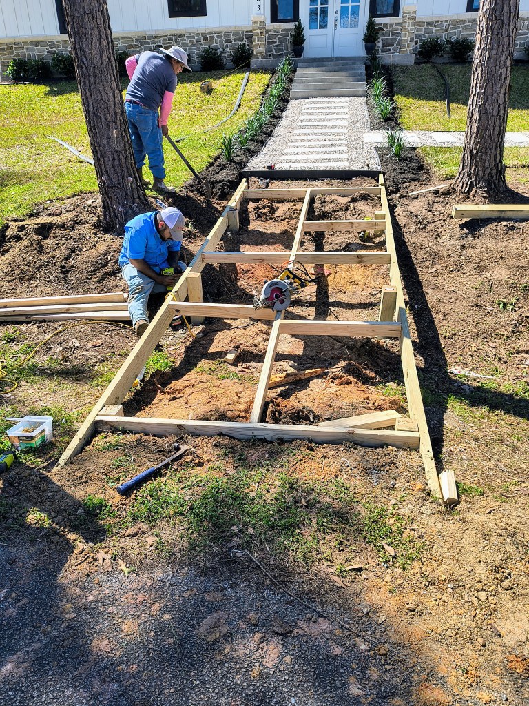 Custom built landscape bridge by Eagle A Improvements, Houston, Texas.
acrossthelake.blog